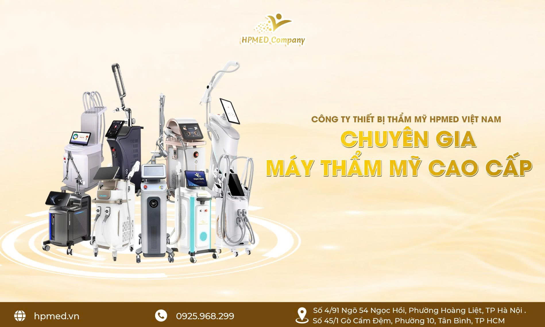 HPMED Việt Nam - Máy Thẩm Mỹ và Thiết Bị Spa Chính Hãng