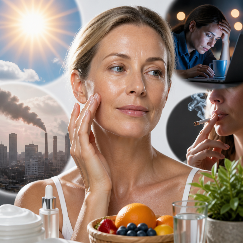 Các Yếu Tố Lối Sống Và Môi Trường Ảnh Hưởng Đến Quá Trình Lão Hóa Da