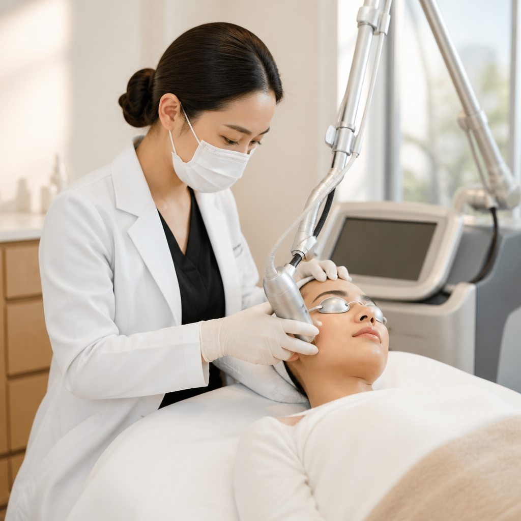 4. Quy trình điều trị Laser Toning tại Derma Laser Clinics