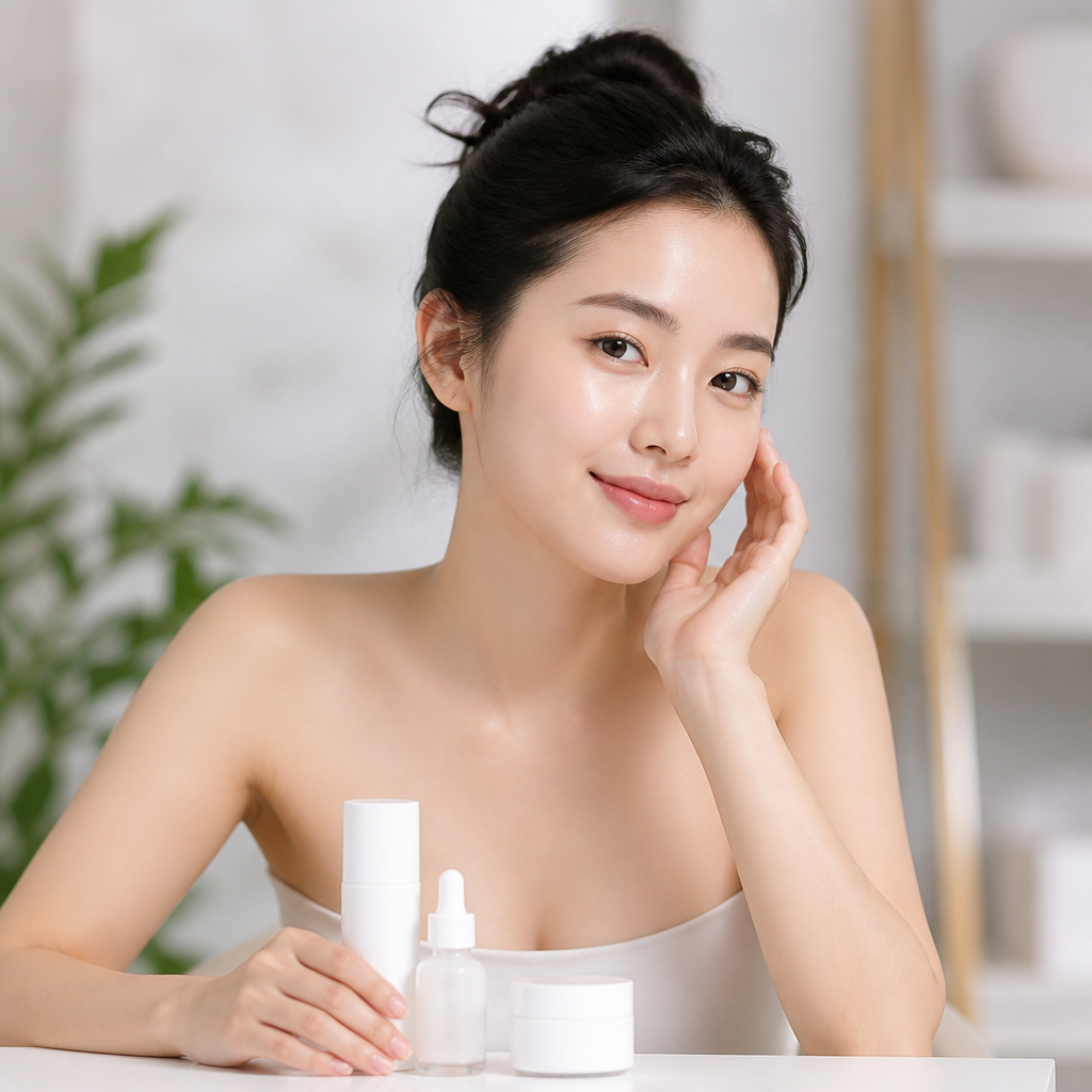 Chị Mai rạng rỡ với làn da mịn màng, không còn mụn và vết nám, thể hiện sự thay đổi tích cực sau liệu trình điều trị tại phòng khám da liễu TPHCM.