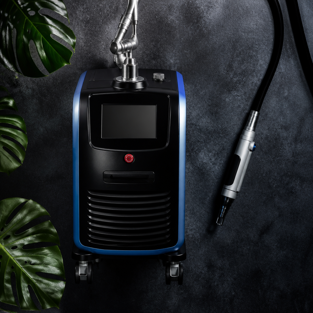 Thiết bị laser PicoSure được sử dụng trong quy trình điều trị da