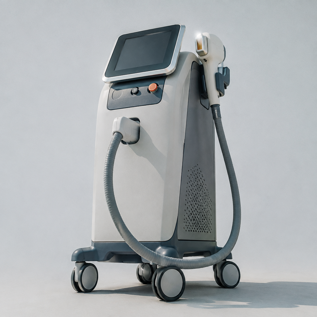 Thiết bị laser hiện đại được sử dụng trong điều trị da