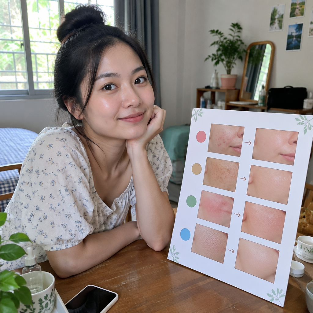 Biểu đồ so sánh các yếu tố của hai phương pháp điều trị da bằng laser